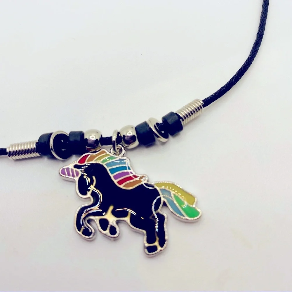 Necklace Unicorn Mood Changing. ADORABLE